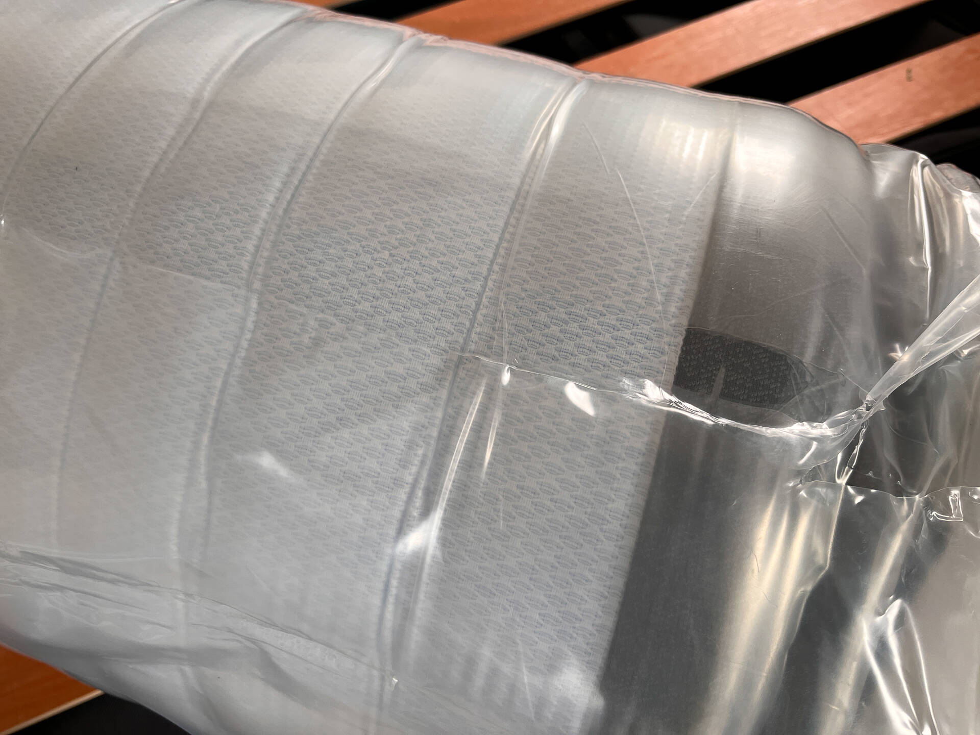 rolled-up emma luxe cooling mattress